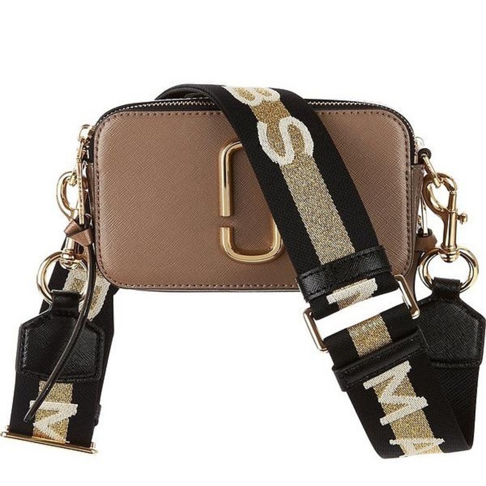 Marc Jacobs Beige and Cream Snapshot Bag